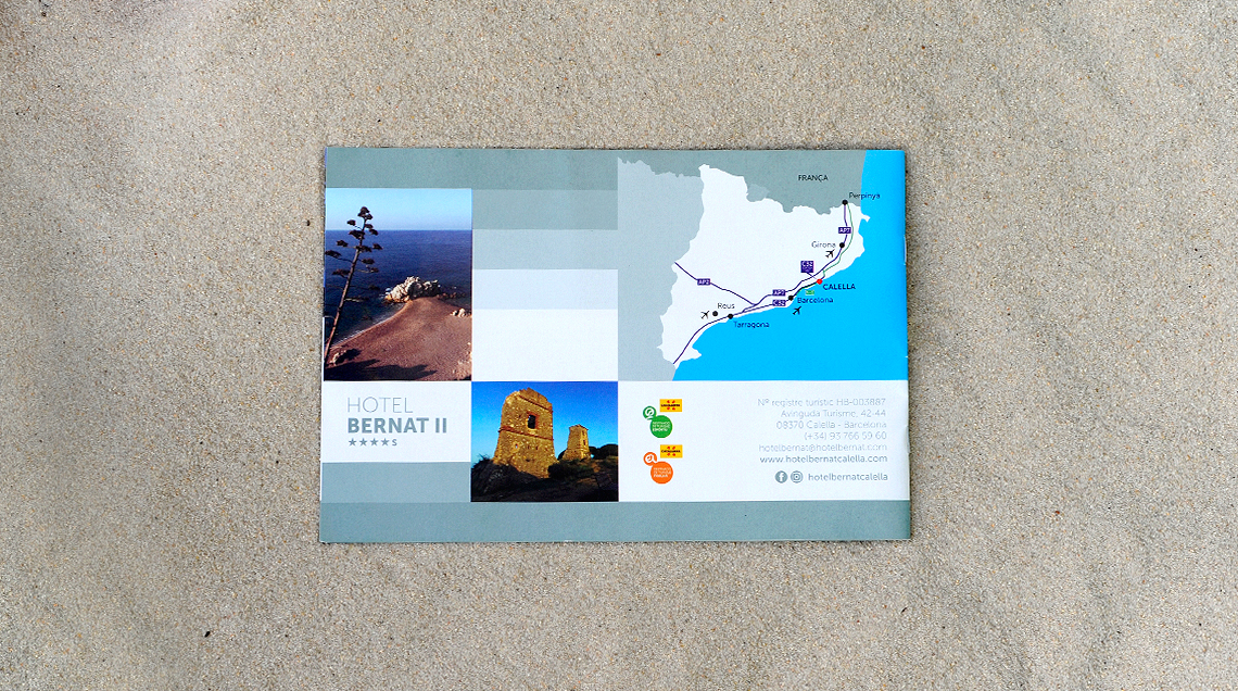 Llibret presentació hotel Bernat II